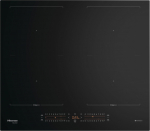 Hisense  platums 59.5 cm  bez ramja  melna - Iebuvejama indukcijas plits virsma HI6442BSCWF (3838782863325) | HI6442BSCWF | 3838782863325