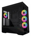 Lian Li Vector V100 PC-Geh&auml;use, Midi-Tower, ATX, RGB, Tempered Glass - Black | G99.V100RX.00 | 4718466017901