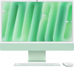 Arvuti Apple iMac Z1EM 59,62cm 23,5 tolli klaas standardne M4 10C CPU/10C GPU/16C N.E. 16GB 256GB SSD Gbit Eth MM NumKey TID DE Green | Z1EM-MWUY3D/A-07CRBT | 4068668328559