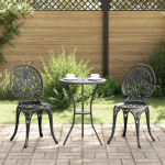 vidaXL V&auml;ljas s&ouml;&ouml;gitoa komplekt Black Metall 42 x 41 x 85 cm | 42002387 | 8721158863010