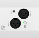 Audac AUDAC NWP320/W Sieciowy panel wejściowy audio - 2 x XLR + 3,5 mm jack + BT (4 CH) Wersja biała | NWP320/W | 5414795046900
