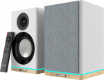 Riiulik&otilde;larid BS-60WH LED White (Bluetooth, 2x90W, RCA, USB, optiline, bass-reflex, puldiga) | RTV-BL-GŁ40-62 | 5901750508066