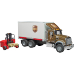 BRUDER Mack Granite UPS Logistik-LKW (mit Mitnahmestapler) | 02828 | 4001702028282