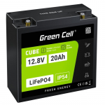 Green Cell Green Cell CUBE akumulator LiFePO4 20Ah 12.8V 256Wh Litowo-Żelazowo-Fosforanowy do Traktorka, Kosiarki, Pojazd&oacute;w elektrycznych | LFPGC12V20AH | 5904326374874