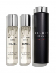 Chanel Allure Homme Sport (reisidosaator + t&auml;idised) EDT 60 ml | 3145891238006 | 3145891238006