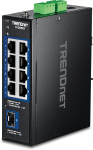 TRENDnet 9-Port Industrial 2.5G DIN-Rail Switch with 10G SFP | TI-G5091 | 0710931162905
