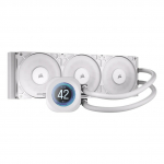 Corsair Nautilus RS 360 LCD ARGB Komplett-Wasserk&uuml;hlung - 360 mm, wei&szlig; | WASE-975 | 0840440400363