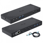 i-tec USB 3.0 / USB-C 2x 4K 1x 5K Dual Display Gen.2 2x DP 2x HDMI LAN Audio Power Delivery 100W | CADUA4KDOCKPDL2 | 8595611705861