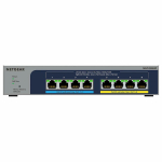 NETGEAR 8-Port Ultra60 PoE Multi-Gigabit Ethernet Plus Smart Switch (MS108TUP): Managed, mit 4 PoE++ und 4 PoE+ bei 230 W, optionales Insight Cloud Management, Desktop- oder Wandbefestigung | MS108TUP-100EUS | 0606449168112