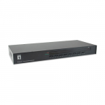 LevelOne KVM Switch 16xUSB-B,16xVGA,16xPS/2,2xUSB-A  Black | KVM-3216 | 4015867229392
