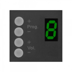 Seinapaneeli kontroller Audac AUDAC DW3020/B 45 x 45 mm Black version | DW3020/B | 5414795028647