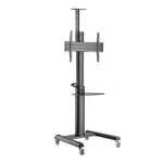 Stojak pod telewizor aluminiowy mobilny 37-70 cali Black | TVS-70T-02 | 8716309129008