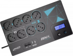 UPS varutoiteplokk ZEN-X Master 800, 800VA, 480W, 8x FR/Schuko | INF_661253 | 3700085661253