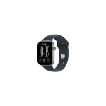 Apple Watch Series 12 GPS 46mm Space Grey Aluminium Case | Navy Blue Sport Band - M/L | MJEJ4MP/A | 195951226798