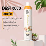 GK HAIR (Global Keratin) Global Keratin, The Best Coco, Hair Cream Treatment, For Smoothening, 1000 ml For Women | 815401015610 | 815401015610