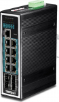 TRENDnet Industrie Switch 12 Port Gbit Manag.L2+ PoE+ Metall | TI-PG1284I | 0710931160598