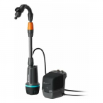 Gardena 14605-55, 90 W, akutoitega survepihusti, 2.1 bar, 2400 l/h, IPX8, Grey, Black | 4066407028067 | 4066407028067