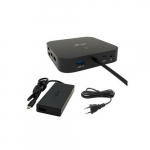 i-tec USB-C Triple Docking Station 1x HDMI 2x DP 3x4K / 1x5K LAN Audio 6x USB Power Delivery 100 W + i-tec Universal Charger 100 W - Stacja dokująca z zasilaczem | C31TRI4KDPDPRO100 | 8595611706134