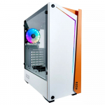 AZZA Gaming PC Geh&auml;use Apollo 430W Midi ATX Glas Weiss | Apollo 430W DF2 | 4712839555328