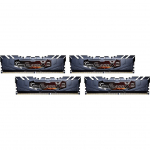 G.Skill DIMM 64 GB DDR4-3200 (4x 16 GB) Quad-Kit (Black, F4-3200C16Q-64GFX, Flare X, INTEL XMP) | F4-3200C16Q-64GFX | 4713294223746