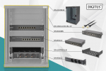 DIGITUS Netzwerk-Set 254 mm (10")-9HE, 312x300mm (B x T) | DN-10-SET-2-B | 4016032477501