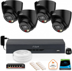 IP j&auml;relevalves&uuml;steem Dahua 4 IP kaamerat 4mpx k&otilde;vaketas | Z47077T4