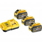 Dewalt Akumulator XR FLEXVOLT - napięcie 18/54V  pojemność 9.0/3.0Ah - 15 x ogniwa 3.0 Ah, 162 Wh +  Ładowarka wielonapięciowa XR DCB118X3-QW | DCB118X3-QW | 5035048682203