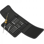 Wera Kraftform Kompakt Micro 21 ESD 1 (inkl. Micro Steckgriff, mit Falttasche) | 05135973001 | 4013288194855