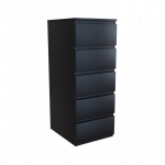 Topeshop W5 chest of drawers Black | W5 CZERŃ | 5902838465752