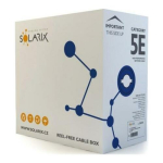 Solarix paigalduskaabel Solarix FTP, Cat5E, vasktraat, PVC, rull 305m SXKD-5E-FTP-PVC | 27655142