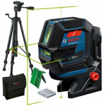 Bosch Powertools Kombilaser GCL 2-50 G Professional, mit TRIPOD (blau/Black, gr&uuml;ne Laserlinien, mit Halterung RM10 Professional) | 0601066M01 | 4059952511092