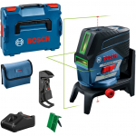 Bosch Powertools Kombilaser GCL 2-50 CG Professional + RM2 (blau/Black, L-BOXX, mit Halterung) | 0601066H00 | 3165140865654