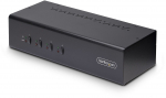 StarTech.com 4-Port Dual-Monitor DisplayPort KVM Switch, 4K 60Hz, 2x USB 5Gbps Hub Ports, 2x USB 2.0 HID Ports, Hotkey and Push-Button Switching, TAA Compliant - 3.5mm Audio, HDCP (P4DD46A2-KVM-SWITCH) - KVM-/Audio-Switch - 4 x KVM/Audio/USB - 1 loka ...