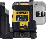Dewalt Akku-Multilinienlaser 3x180&deg; DCLE14301GB, 18Volt (Black/gelb, mit gr&uuml;nen Laserlinien, integrierter Powerstack Li-Ion Akku) | DCLE14301GB-XJ | 5035048810804