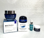 Komplekt Biotherm: Blue Pro-Retinol, mitmekordne korrigeeriv n&auml;okreem 50 ml + Life Plankton Elixir, taastav p&auml;evane ja &ouml;ine n&auml;oseerum 7 ml + Blue Therapy, vananemisvastane &ouml;&ouml;kreem n&auml;ole 15 ml + Blue Therapy, vananemisvastane silmakreem 15 ml | 361427 ...