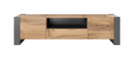 Cama TV stand WOOD wotan/antracite | WOOD RTV | 5903815005305