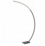 Lucide Curve 44700/11/30 lampa stojąca podłogowa 1x15W LED 2550-2850K 540 lm czarna | 44700/11/30 | 5411212441737