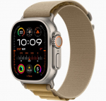 Apple Watch Ultra 2 LTE 49mm Titanium Natur Alpine Loop Mandel S | MX4E3FD/A | 0195949580864