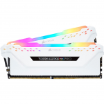 Corsair DIMM 16 GB DDR4-3000 (2x 8 GB) Dual-Kit (wei&szlig;, CMW16GX4M2C3000C15W, Vengeance RGB PRO, INTEL XMP) | CMW16GX4M2C3000C15W | 0843591078702