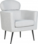 Beliani Fotel Jasnoszary SOBY | 410457 Bel | 4255664835475