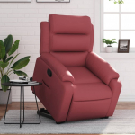 vidaXL vidaXL Kokkupandav t&otilde;stetav tugitool, wine red, kunstnahk | 3205046 | 8721012175341