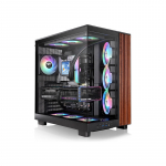Thermaltake View 380 XL WS ARGB  (Black/holz, Tempered Glass x 2, Holz-Struktur) | CA-11E-00M1WN-WS | 4711658545640