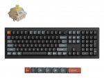 Keychron V6U-D4 Full Size Silk POM Banana Switch Black | V6U-D4 | 4894979027146