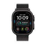 Nutikell Apple Watch Ultra 4 49mm Titanium Black Milanese Loop M | MJAV4QF/A | 0195951216645