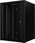 Lanview RWM16U56BL 16U seinale kinnitatav serverikapp Black | RWM16U56BL | 5420016846877