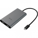 I-TEC Travel Dock USB-C (TB3DUAL4KDP) jaam/duplikaator | TB3DUAL4KDP | 8595611701924