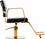 Activeshop Gabbiano fotel fryzjerski Porto złoto Black | 5906717456367 | 5906717456367