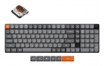 Juhtmevaba madala profiiliga klaviatuur Keychron K17 Max RGB Brown Switch (Black) [K17M-H3] | K17M-H3 | 4895248888222