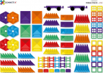 CONNETIX Rainbow Mega Pack 212 magnetilised klotsid 3+ | 850036293194 | 850036293194