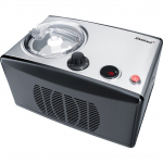 Steba Eismaschine IC 150 (edelstahl/Black, f&uuml;r 1.500ml Eiscreme, 150 Watt Kompressor) | 055100 | 4011833302809